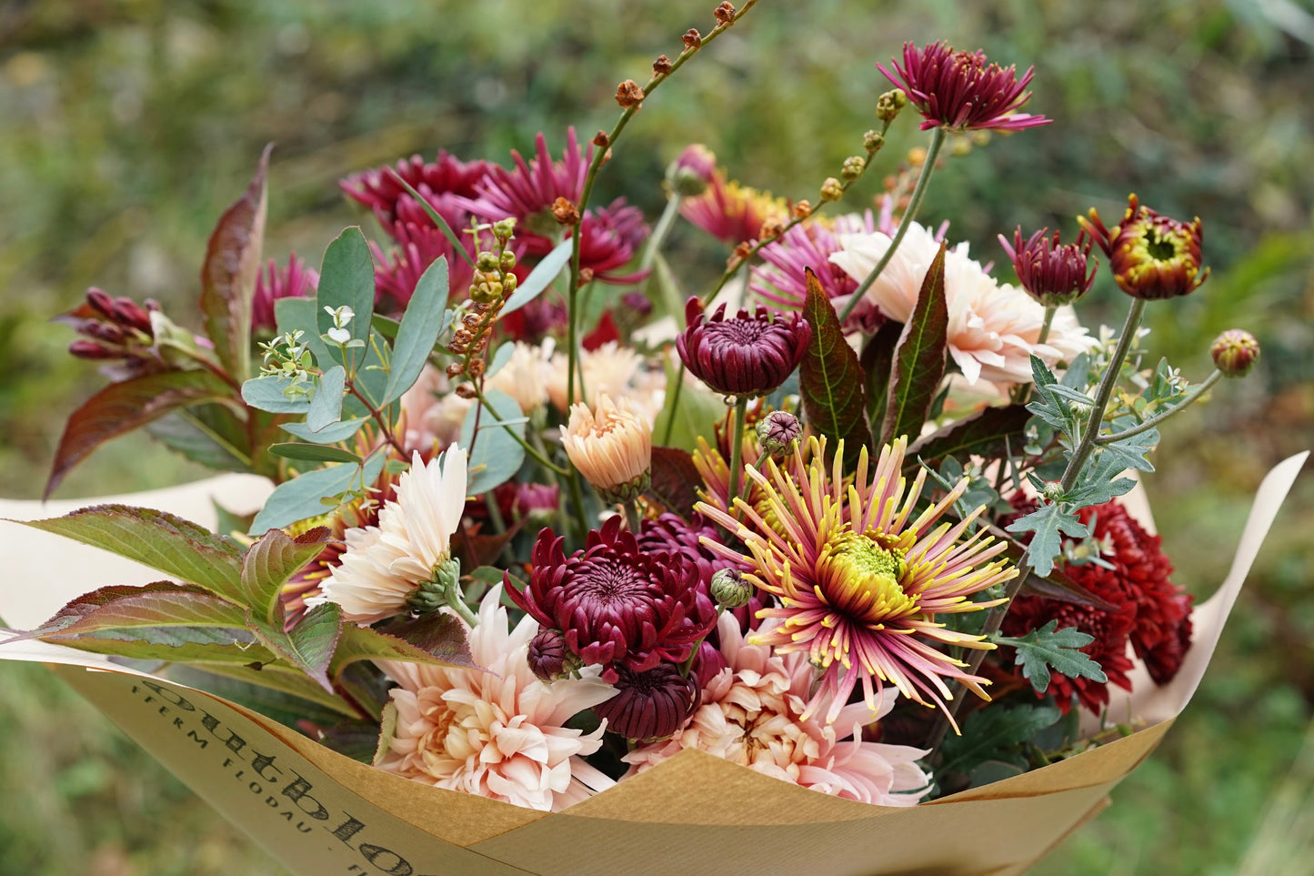 Vintage Chrysanthemum Bouquet