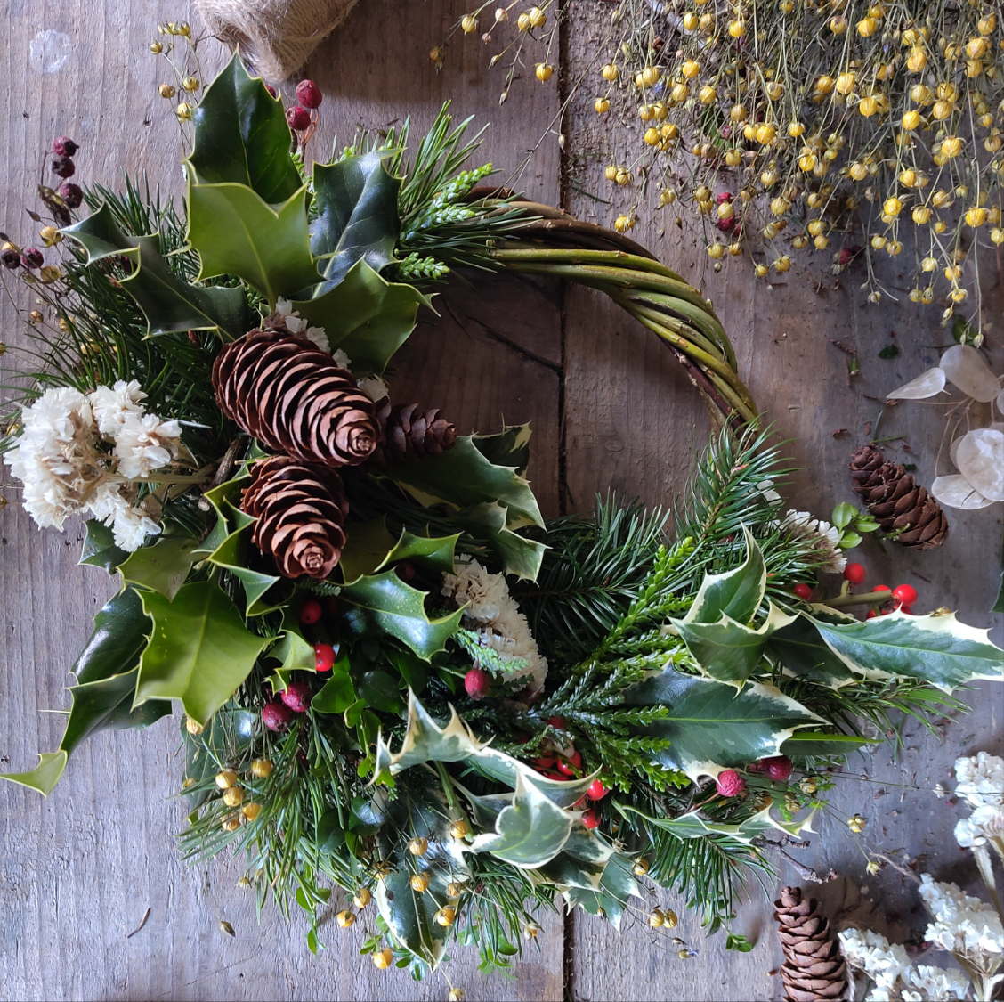 Festive wreath