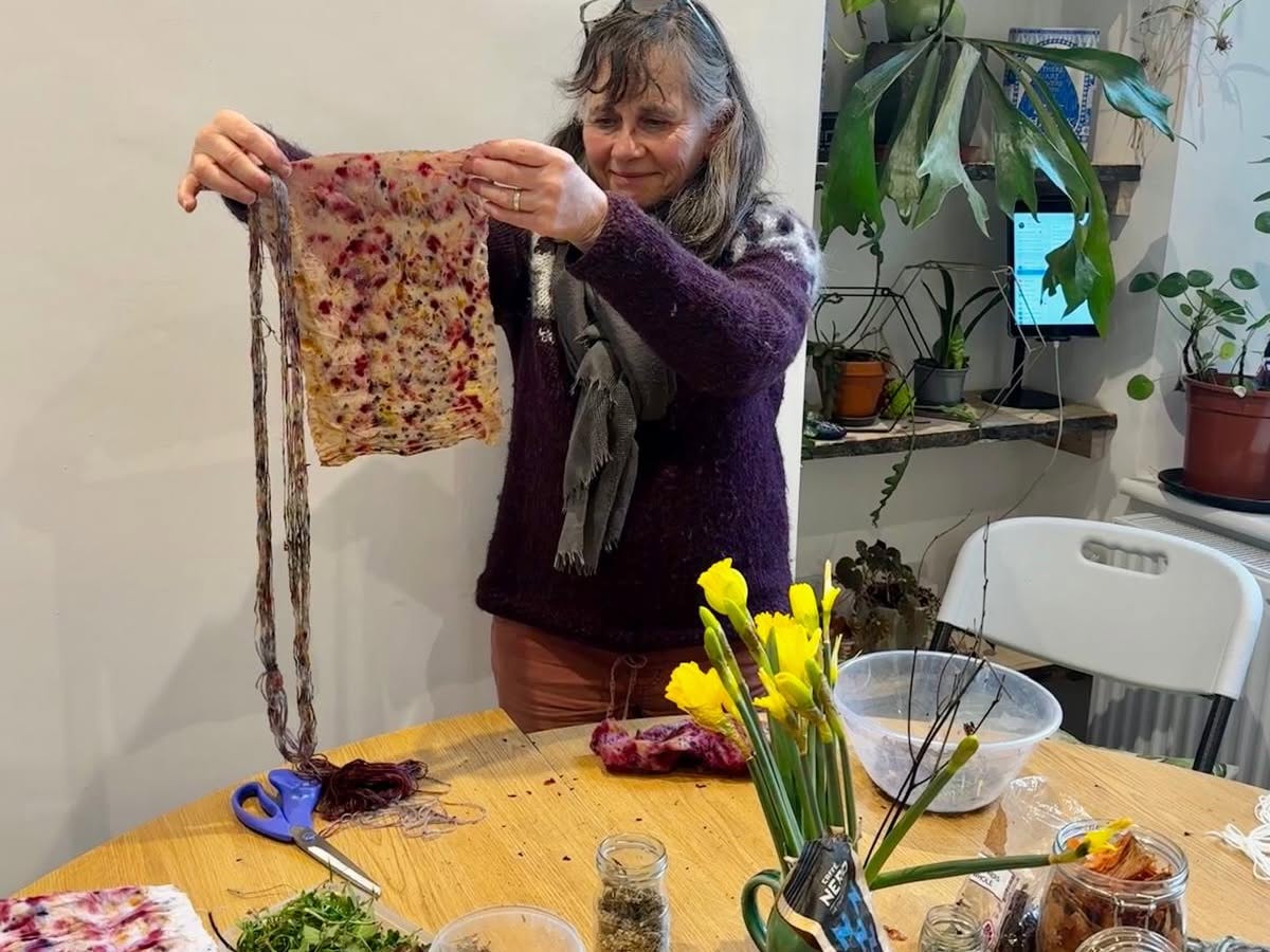 Botanical Bundle Dyeing on Wool and Cotton with Maeve Moran - September 20 2026